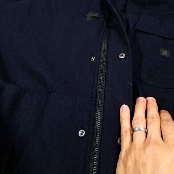 NEW Roark Axeman Sherpa Wool Military Chore Jacket Barn Coat XXL Navy Gorpcore - Picture 10 of 10